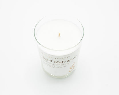 Aged Mahogany candle from Slight Scents New York without the lid. 