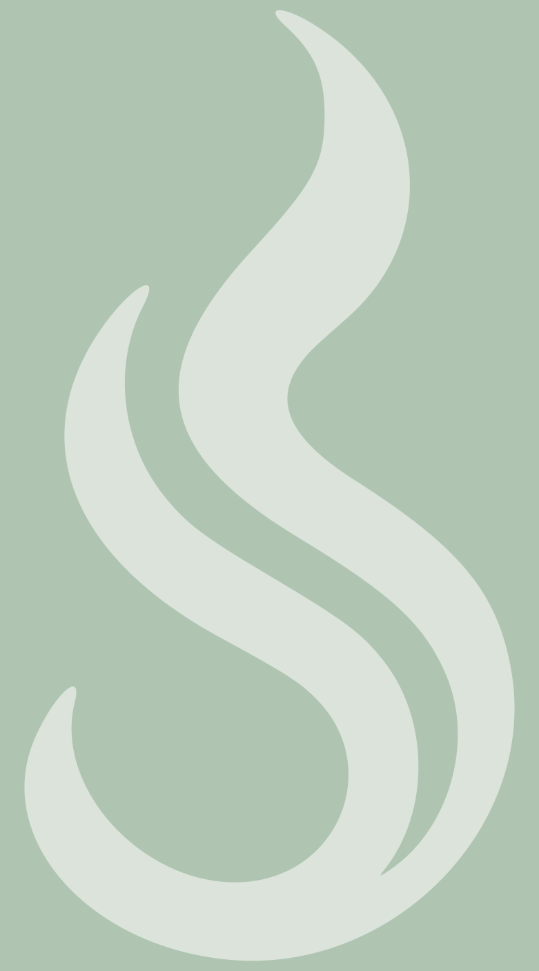 Light green slight scents flame logo